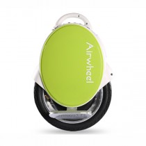 AirWheel Q5 Twin Wheel Self-Balancing Electric Unicycle 170Wh 14 Inch Green