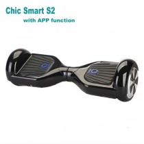 Chic Smart S2 Self Balancing Scooter 6.7 Inch APP Function Black
